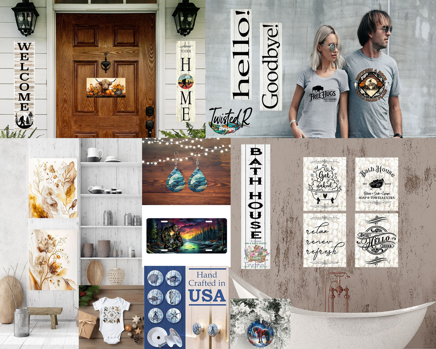 Expensive and Difficult Hanging Wall Mini Sign Wood Home Decor, Door Hanger, Wreath Sign