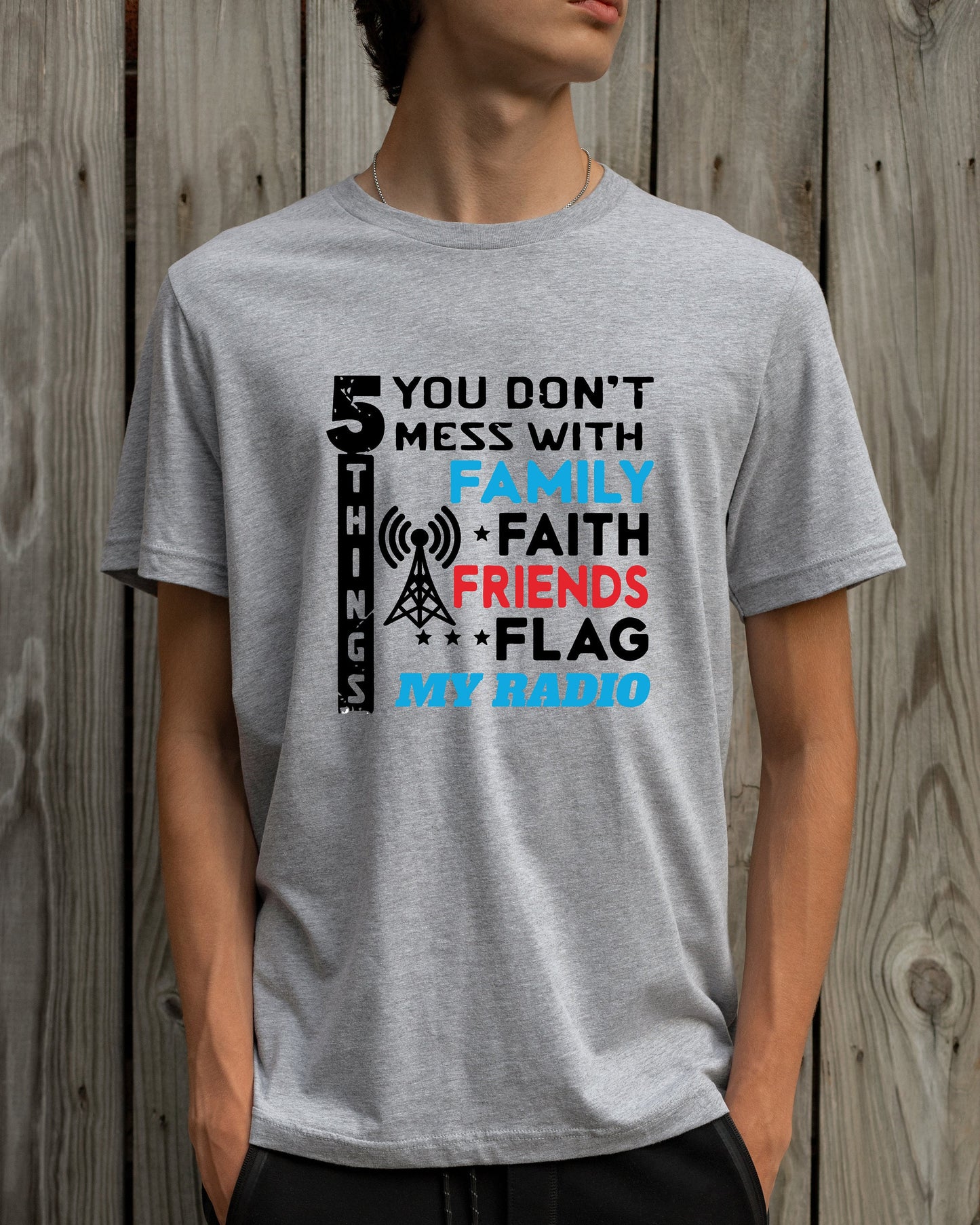 New Release, 5 Things You Don't Mess With T Shirt, Tshirt, Graphic T's 100% Cotton Black White or Gray, Tee,