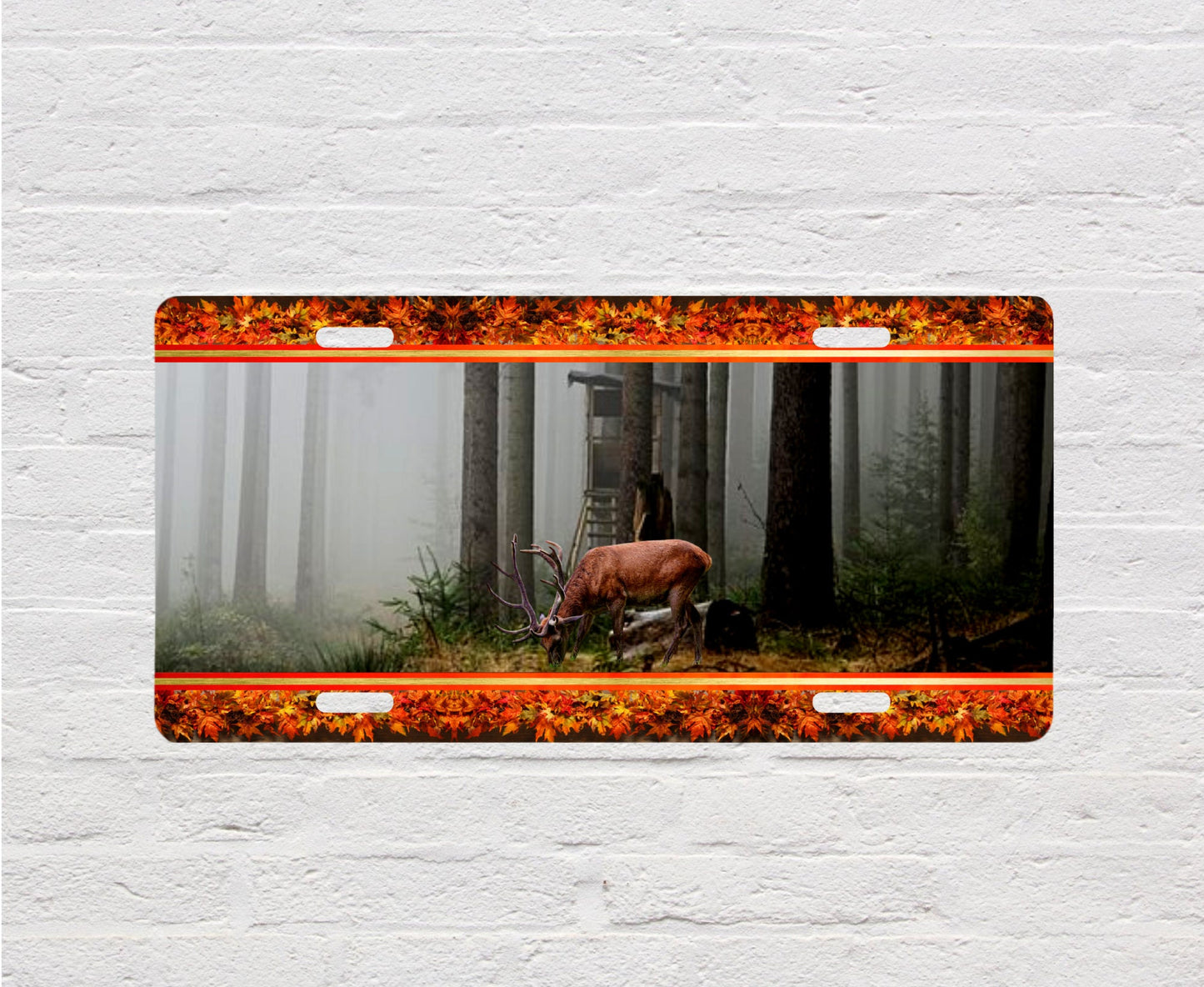 New Release, Dear Stand Aluminum Front License Plate, Vanity Plate, Car Accessory