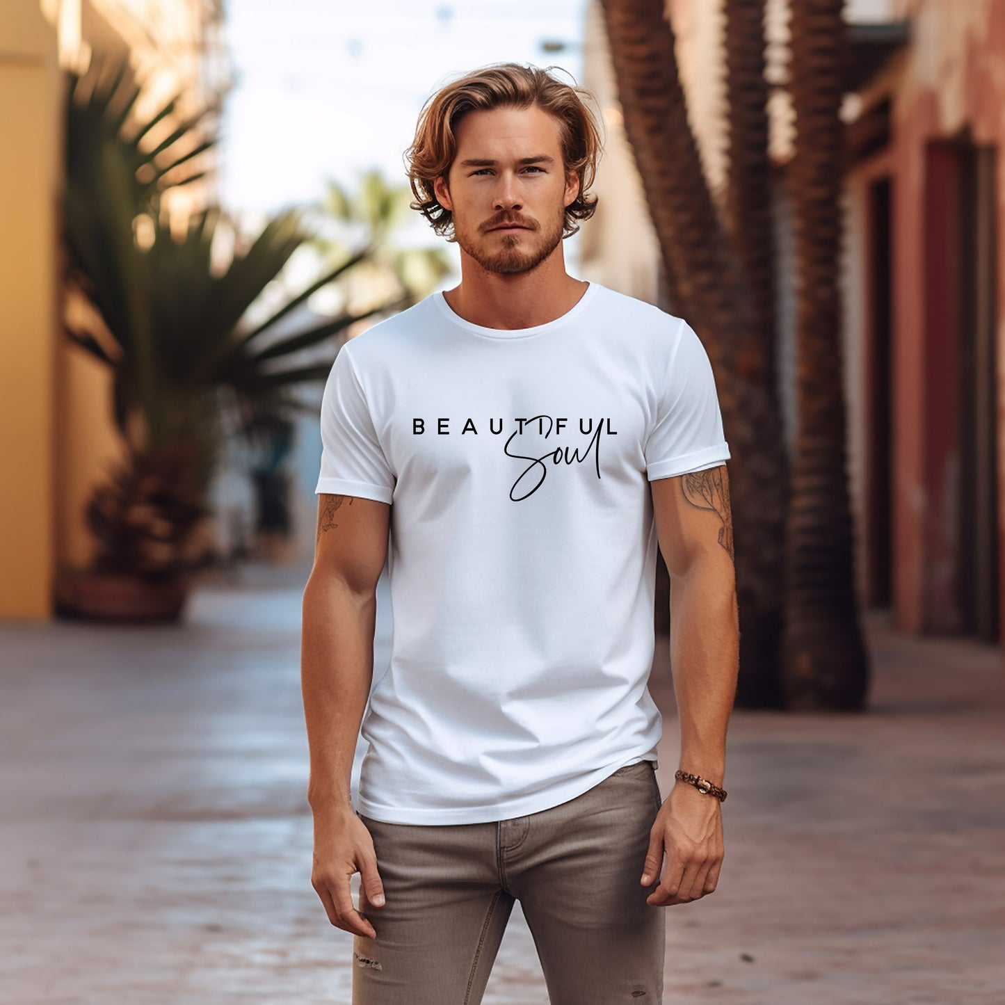 New Release, Beautiful Soul T Shirt, Tshirt, Graphic T's 100% Cotton Black White or Gray, Tee,