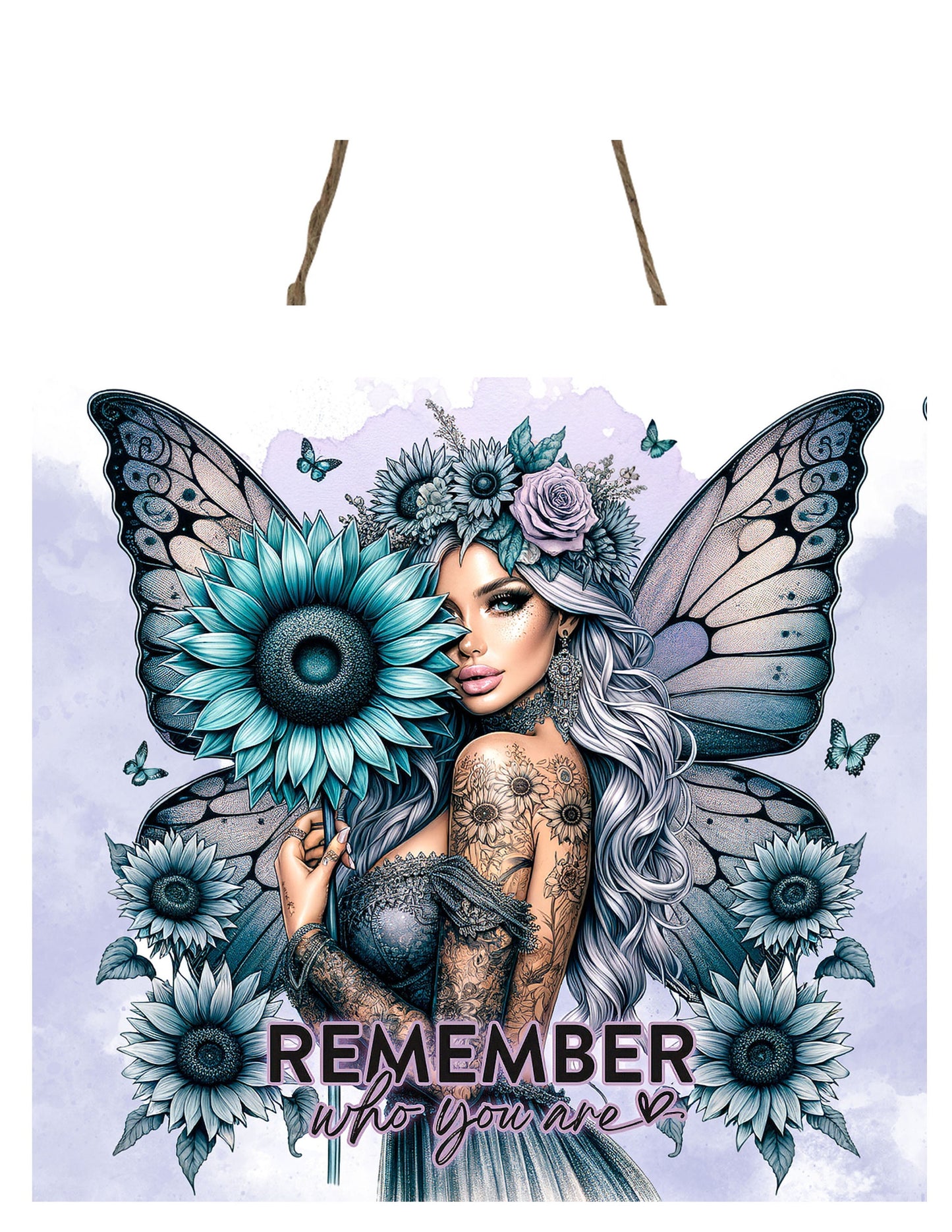 Remember Who You Are Printed Handmade Wood Mini Sign