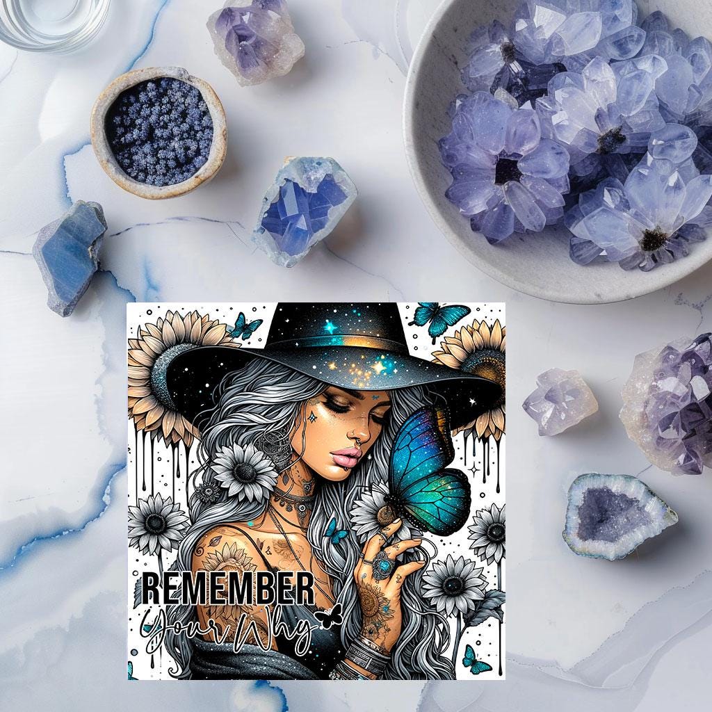 Remember Your Why Printed Handmade Wood Mini Sign