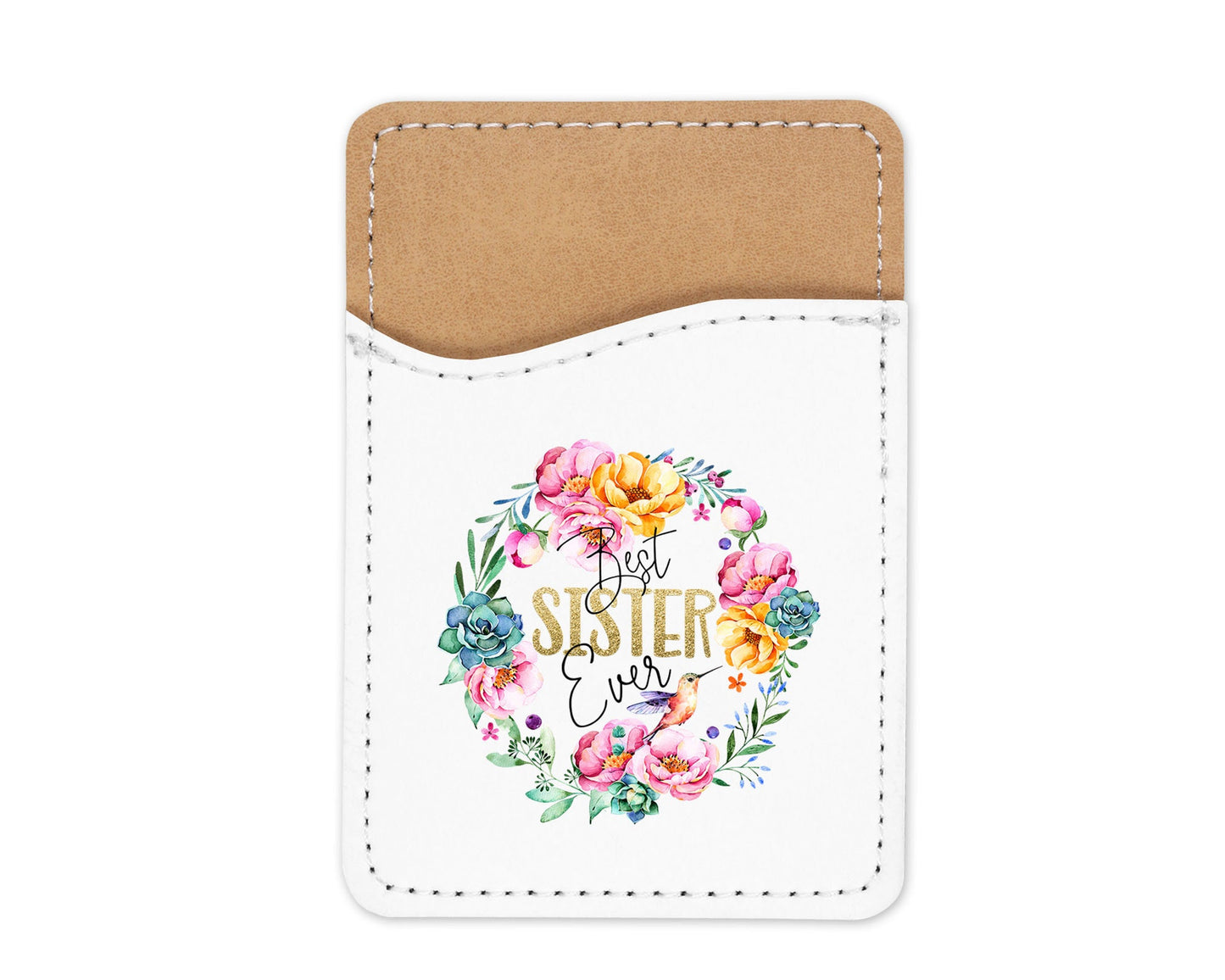 Best Sister Ever Phone Wallet Credit Card Holder