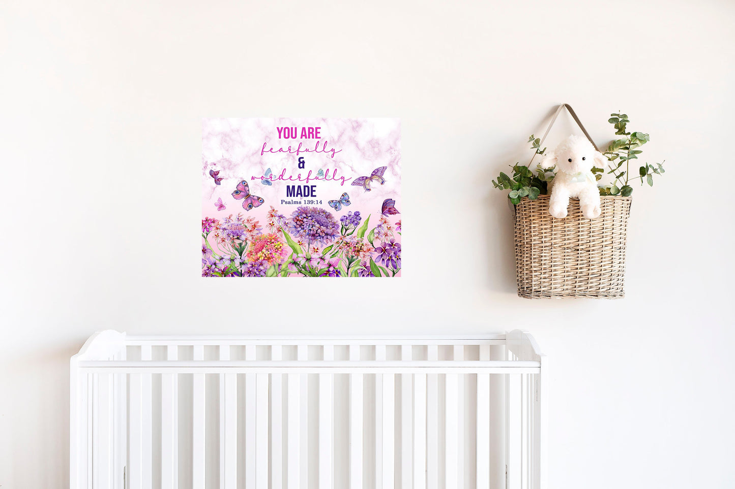 20x16 You are Fearfully and Wonderfully Made Wall Art Canvas Print