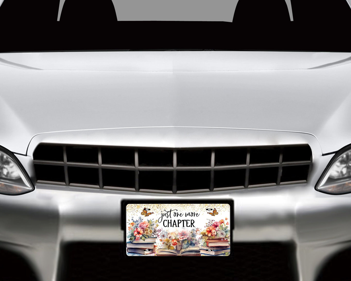 Sólo un capítulo más placa de matrícula frontal de aluminio, accesorio para automóvil, placa de tocador