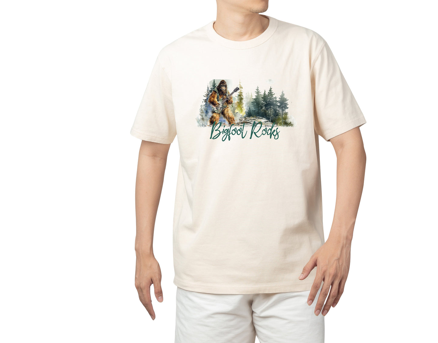 Bigfoot Rocks T Shirt, Tshirt, Graphic T's  100% Cotton Tee,