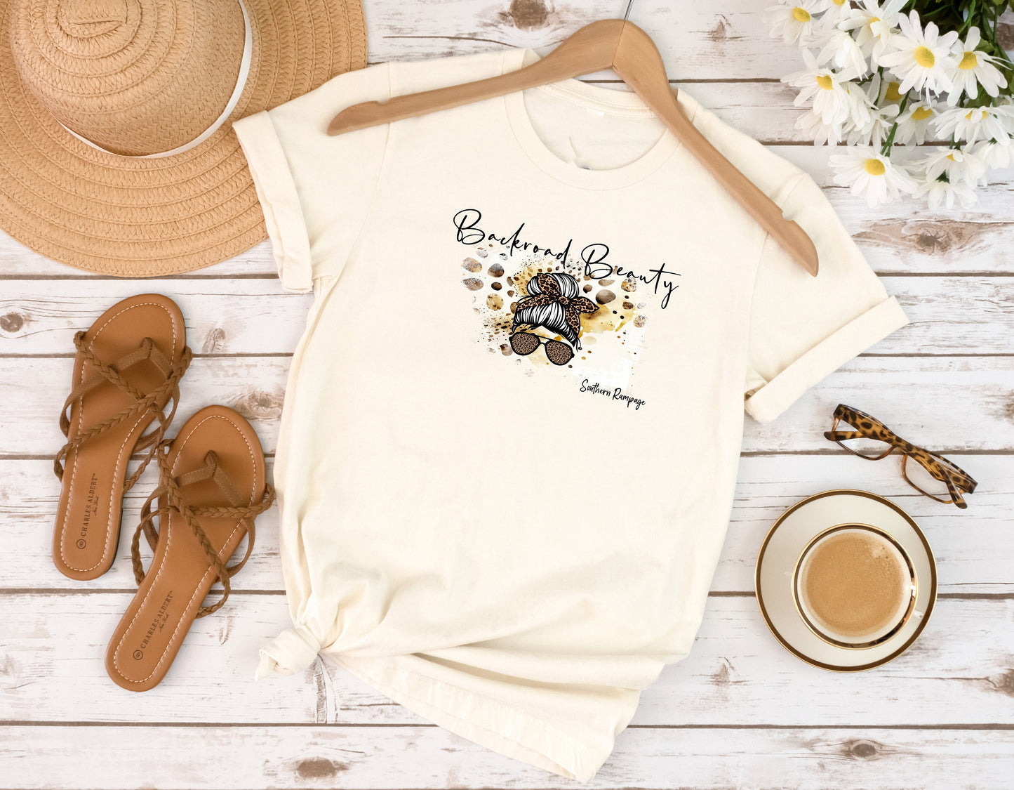 Backroads Beauty T Shirt, Tshirt, Graphic T's  100% Cotton Tee, Motivational, Western, Country Girl