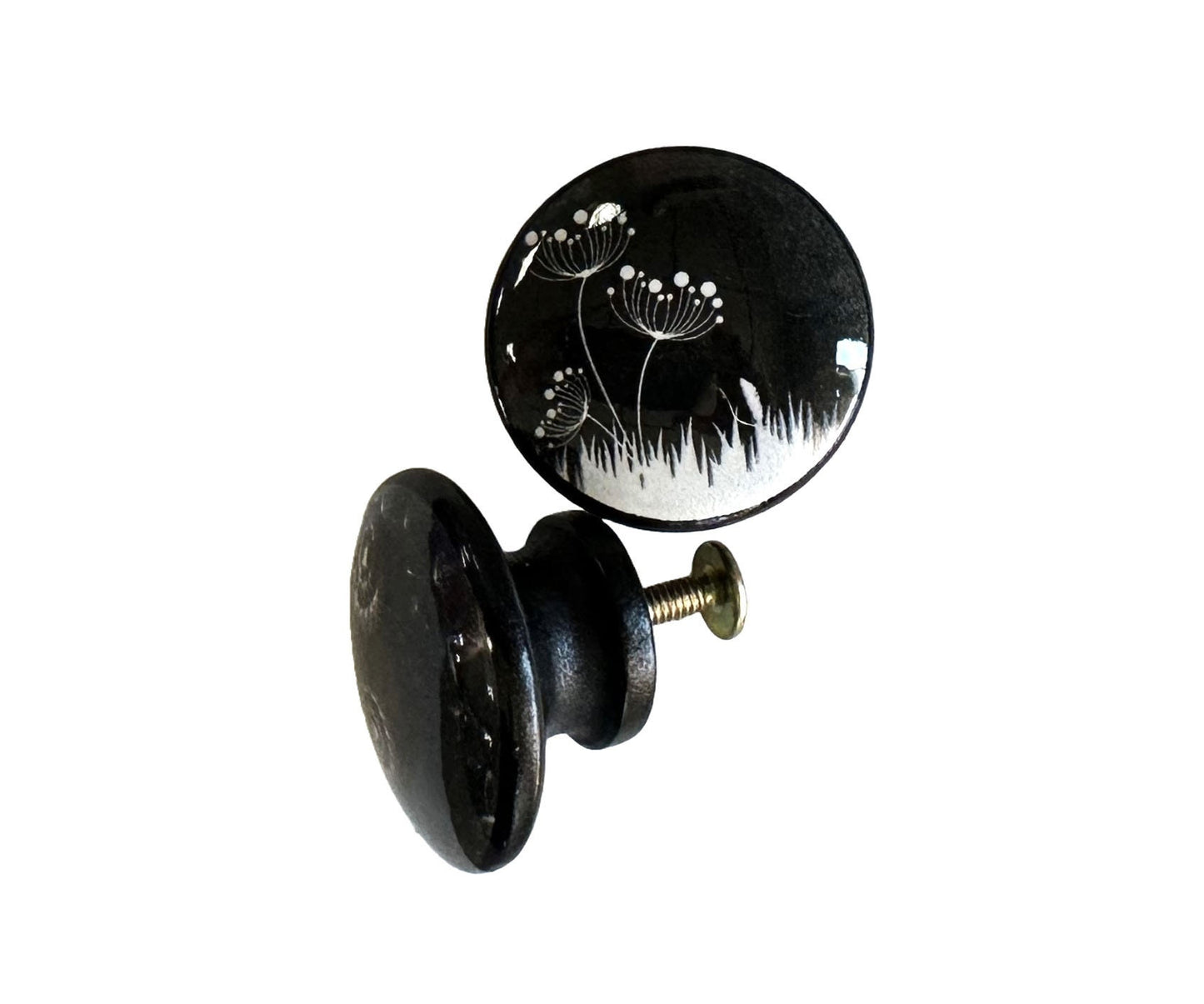 Cabinet and Drawer Knobs, Set of 8 Make a Wish Dandelions, Cabinet Knobs Drawer Knobs and Pulls, Kitchen Cabinet Knobs,