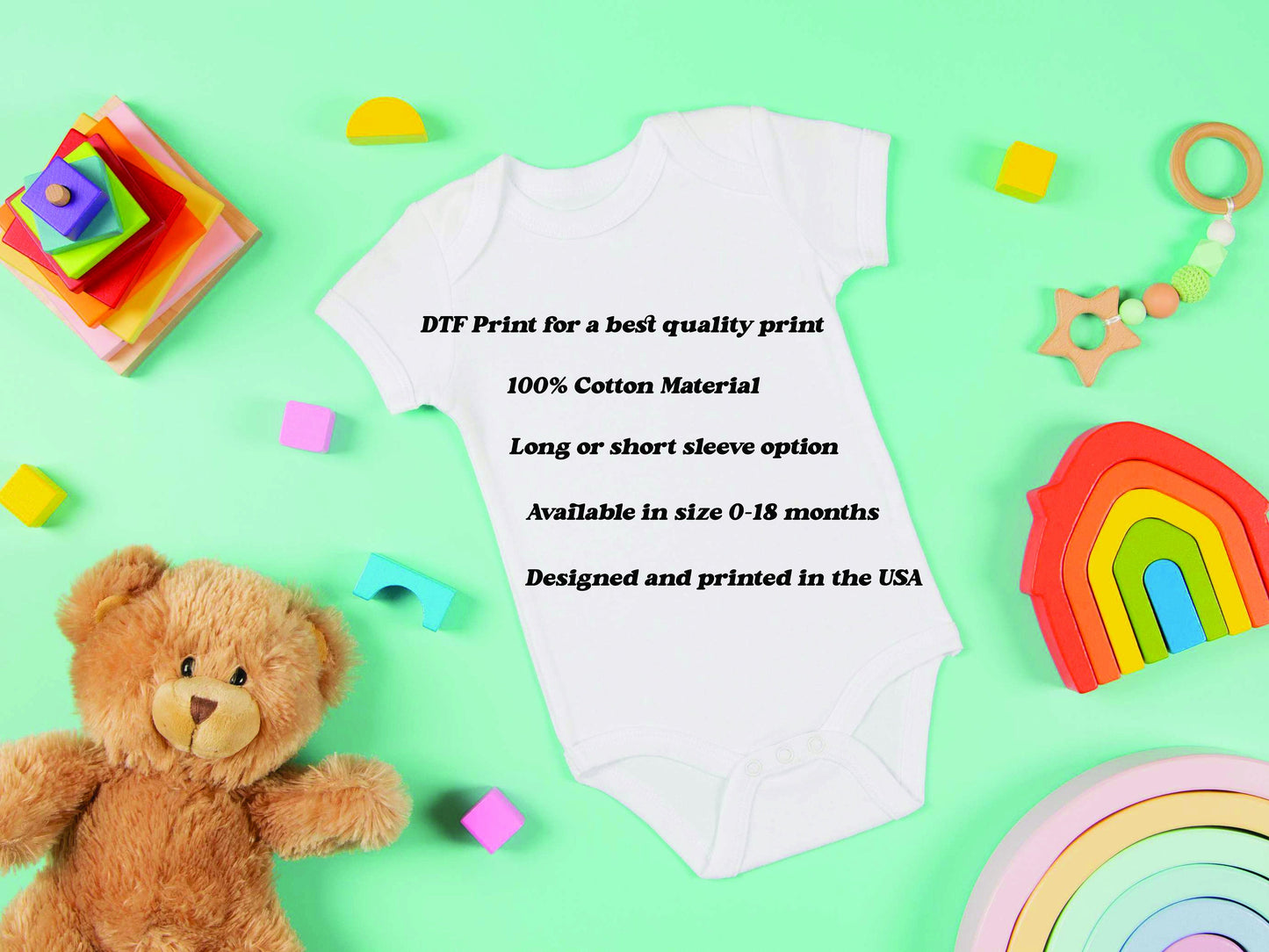 Baby Bodysuit, Daddy's Little Stinker One Piece Baby Suit, Baby Gift, Long / Short Sleeve, 0-18 Months size