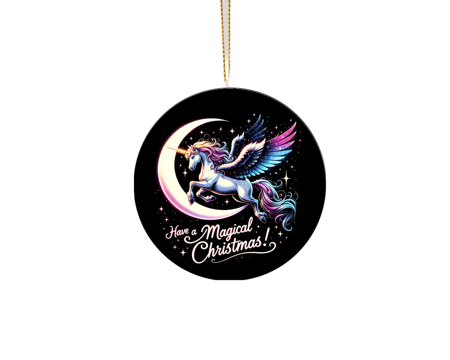 Christmas Ornament, Have a Magical Christmas Ceramic Christmas Ornament, Christmas Decorations