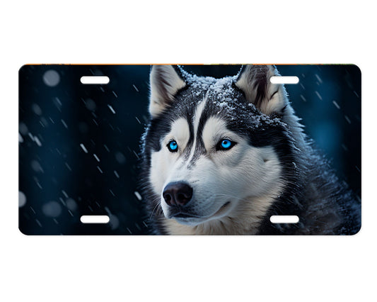 Vanity Front License Plate Husky Aluminum Vanity License Plate Car Accessory Decorative Front Plate