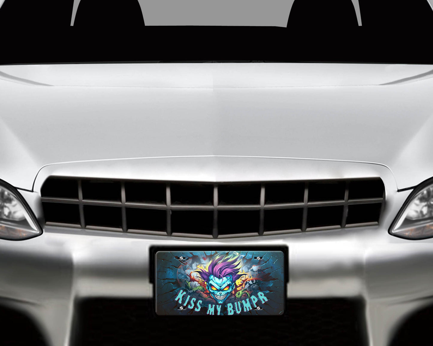 Vanity Front License Plate Kiss My Bumpr Aluminum Vanity License Plate Car Accessory Decorative Front Plate