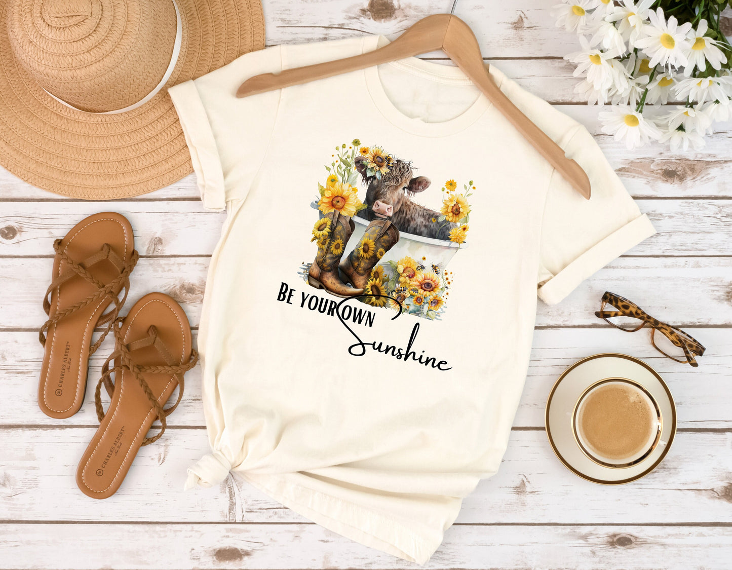 Be Your Own Sunshine T Shirt, Tshirt, Graphic T's  100% Cotton Tee