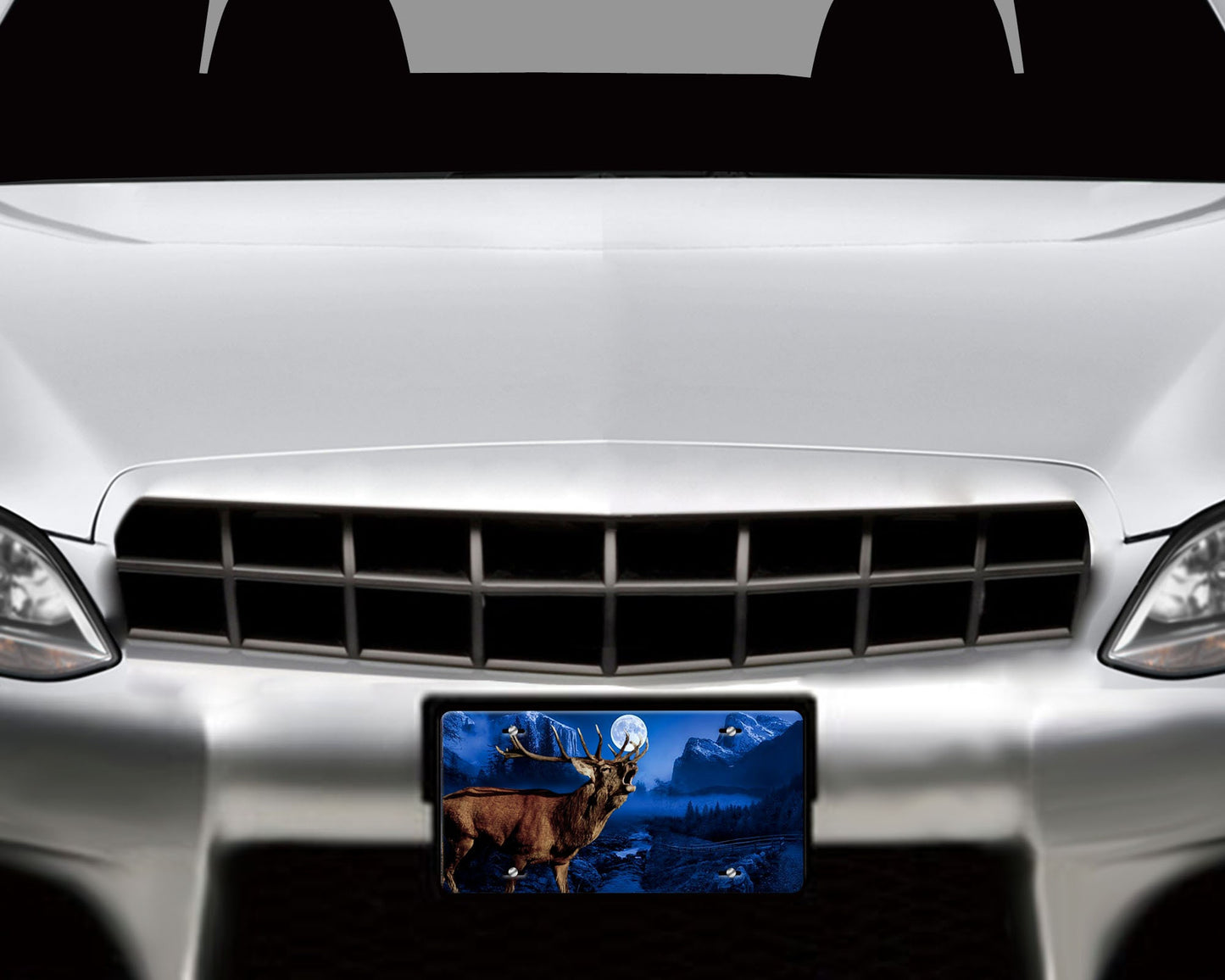 New Release, Elf Mountain Aluminum Front License Plate, Vanity Plate, Car Accessory