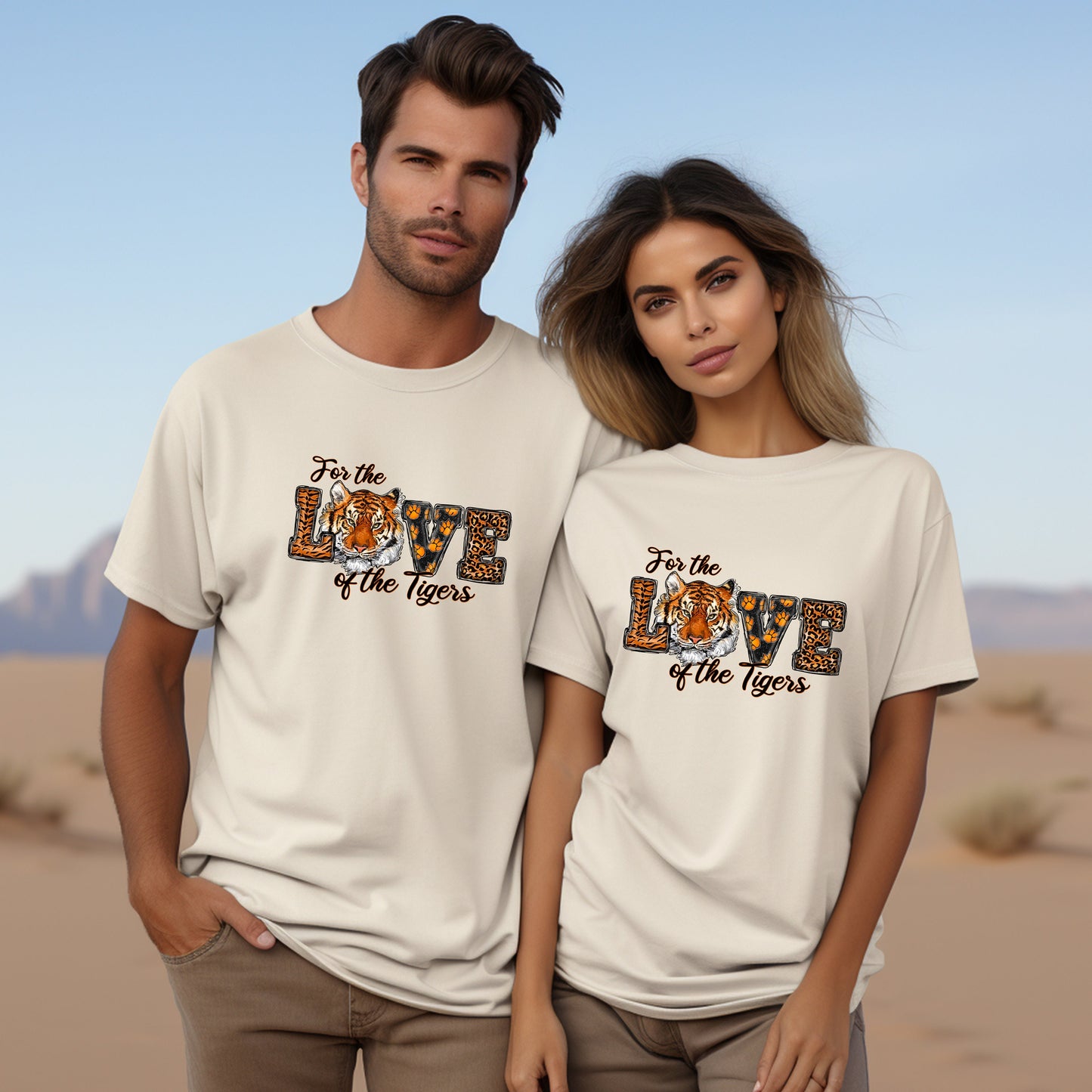 for the Love of the Tigers T Shirt, Tshirt, Graphic T's  100% Cotton Tee