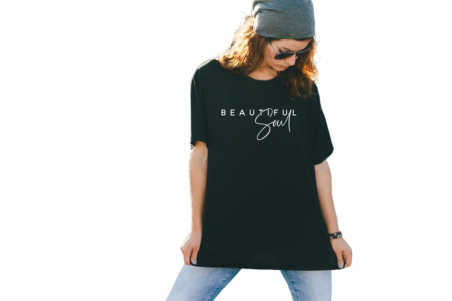 New Release, Beautiful Soul T Shirt, Tshirt, Graphic T's  100% Cotton Black White or Gray, Tee,