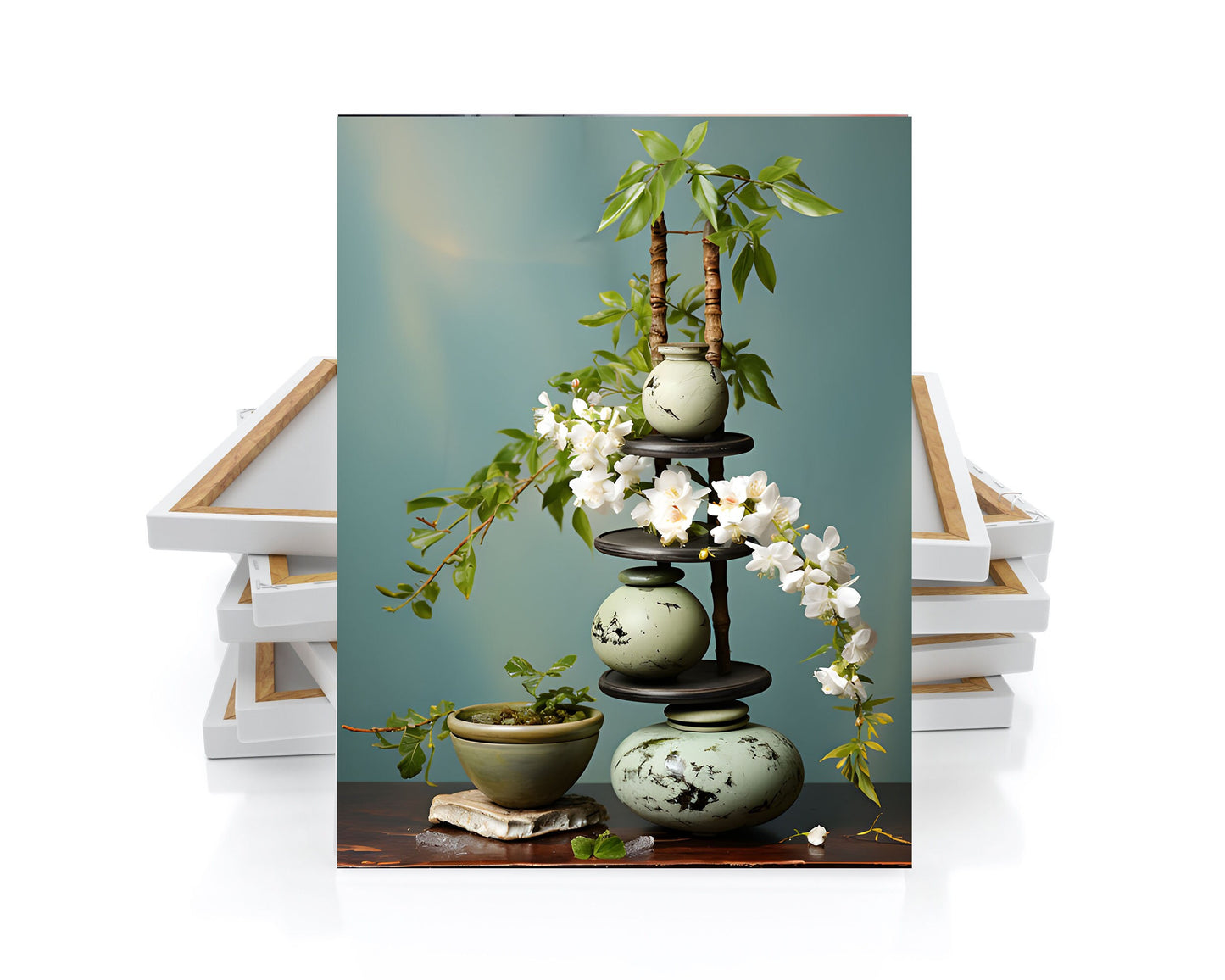 16x20 Asian Influence Wall Art Canvas Print