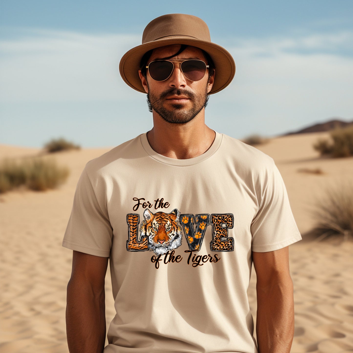 for the Love of the Tigers T Shirt, Tshirt, Graphic T's  100% Cotton Tee