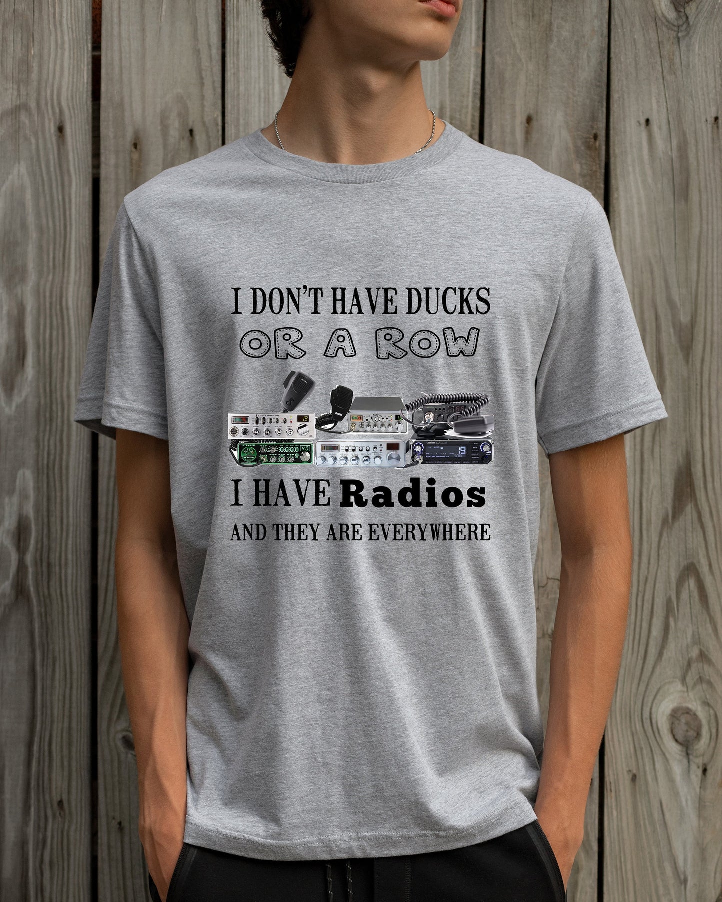 Radios Everywhere, CB Radio T Shirt,  Tshirt, Graphic T's  100% Cotton Black White or Gray, Tee