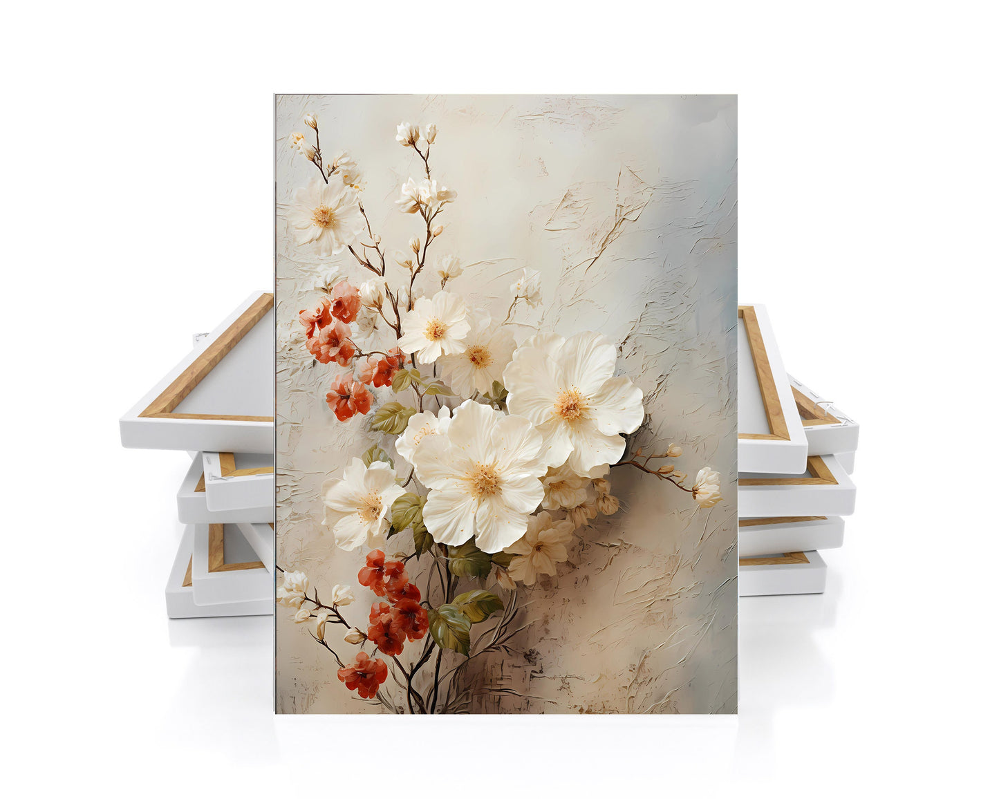 11x14 Chelsea Floral Wall Art Canvas Print