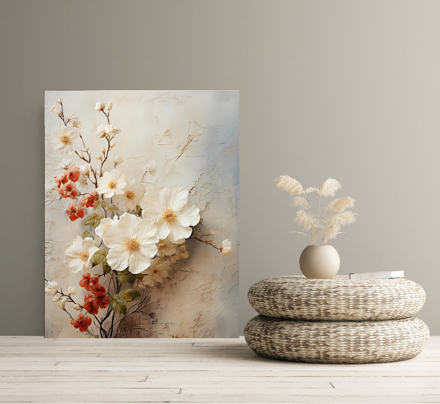 11x14 Chelsea Floral Wall Art Canvas Print