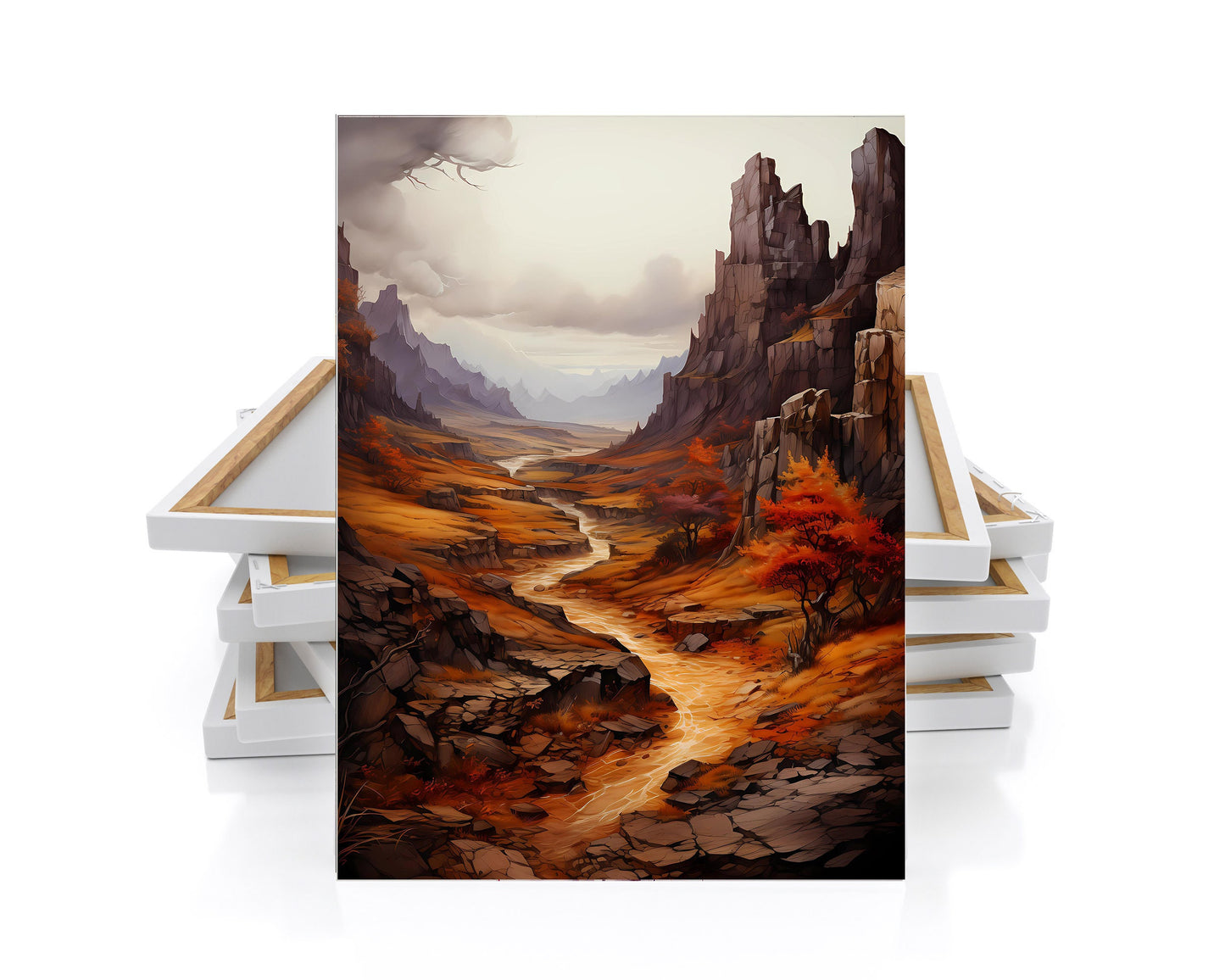 11x14 Diablo Path Wall Art Canvas Print