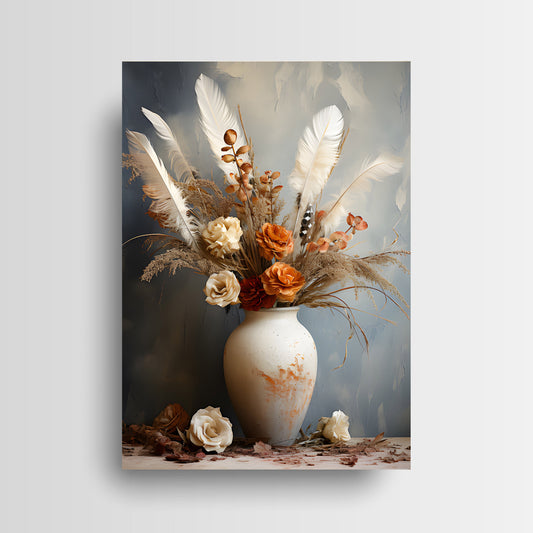 16x20 Alicia Floral Wall Art Canvas Print