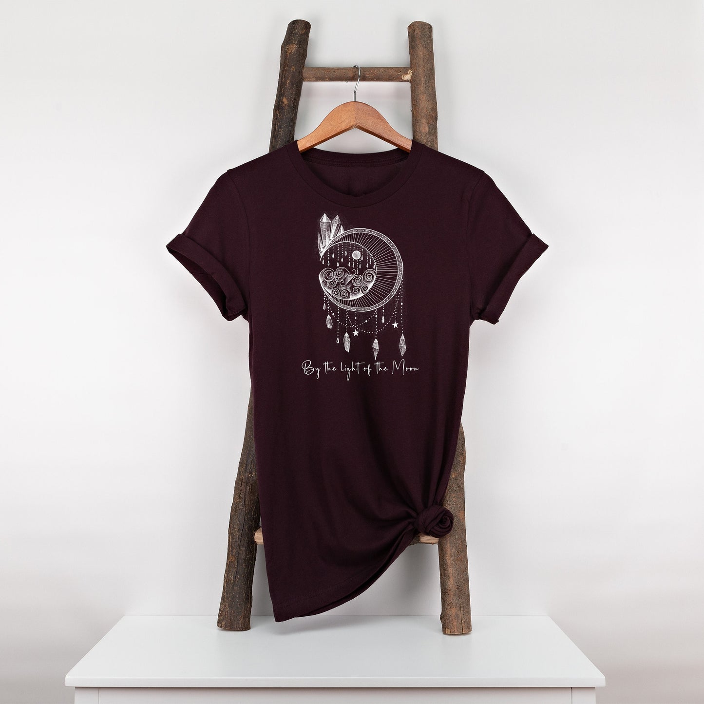 By the Light of the Moon T Shirt,  Tshirt, Graphic T's  100% Cotton, Black Tee