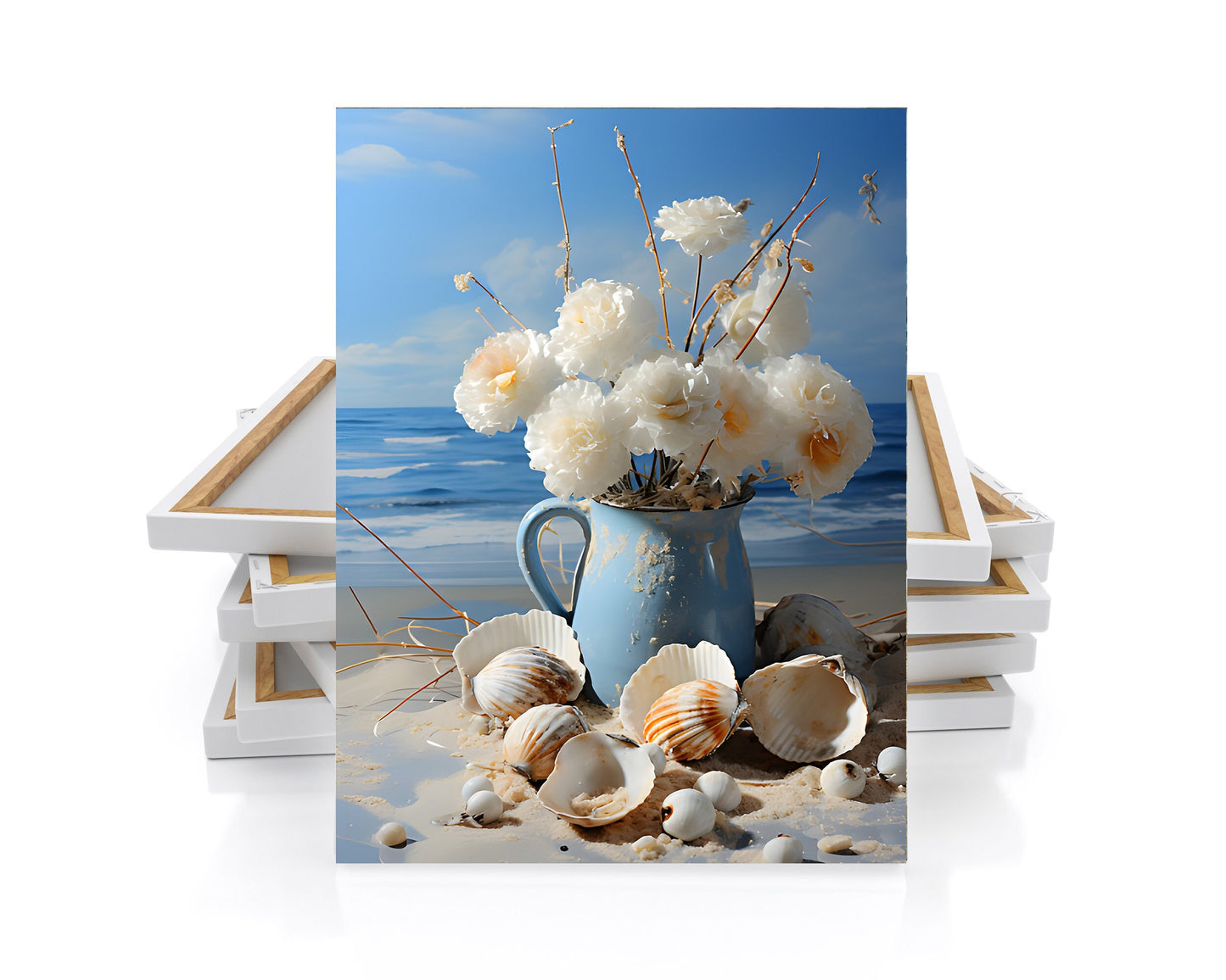 16x20 Beach Bouquet Wall Art Canvas Print