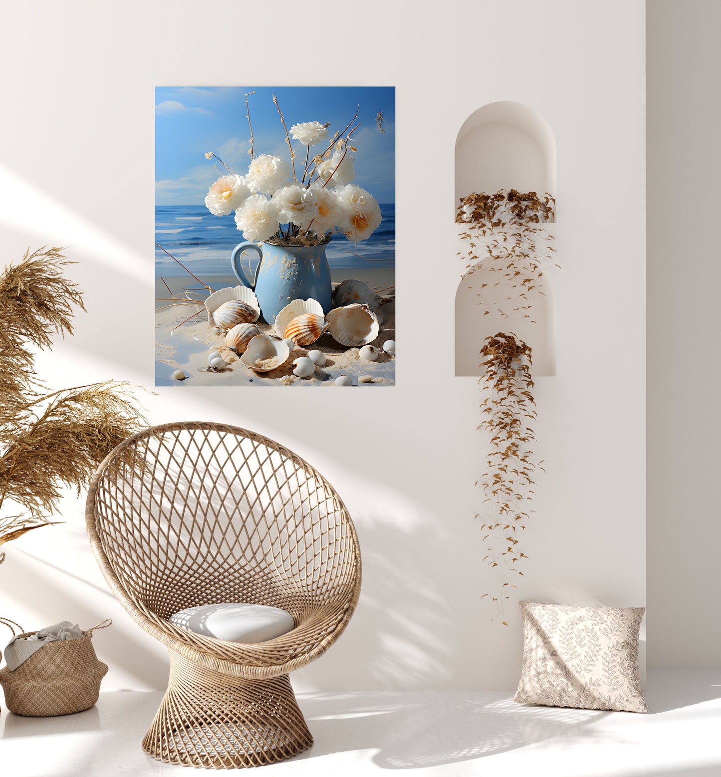 16x20 Beach Bouquet Wall Art Canvas Print