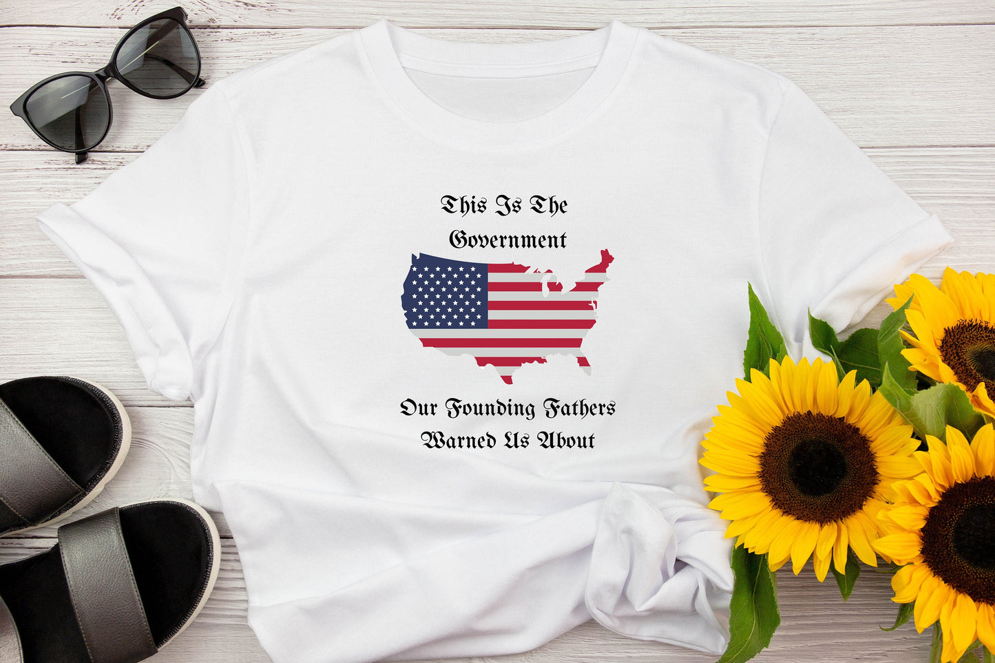 New Release, This is the Government Our Founding Fathers Warned Us About T Shirt, Tshirt, Graphic T's  100% Cotton Black White or Gray, Tee,