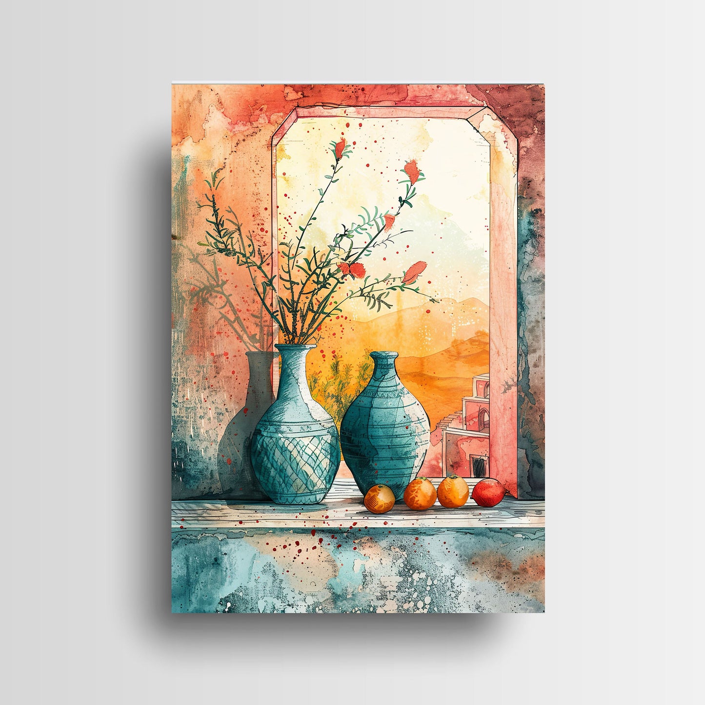 11x14 Desert Portal Wall Art Canvas Print