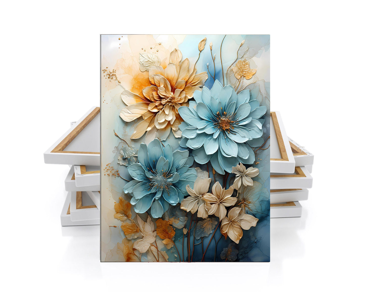 16x20 Carter Floral Wall Art Canvas Print