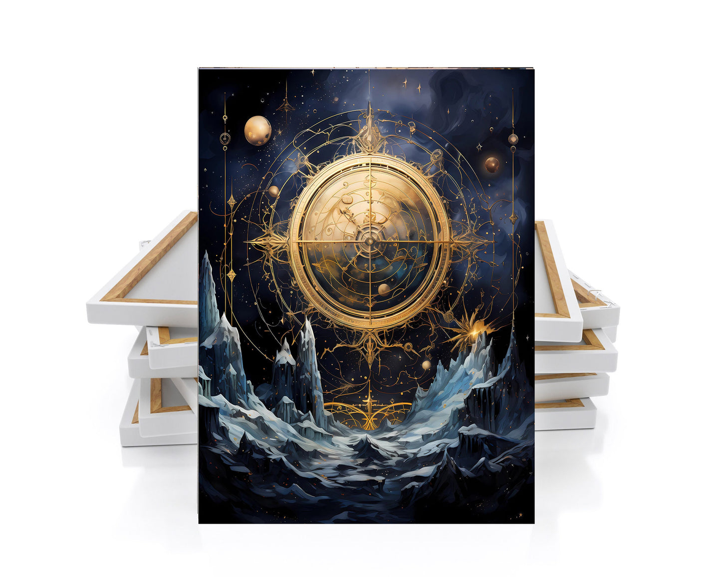 16x20 Celestial Compass Wall Art Canvas Print