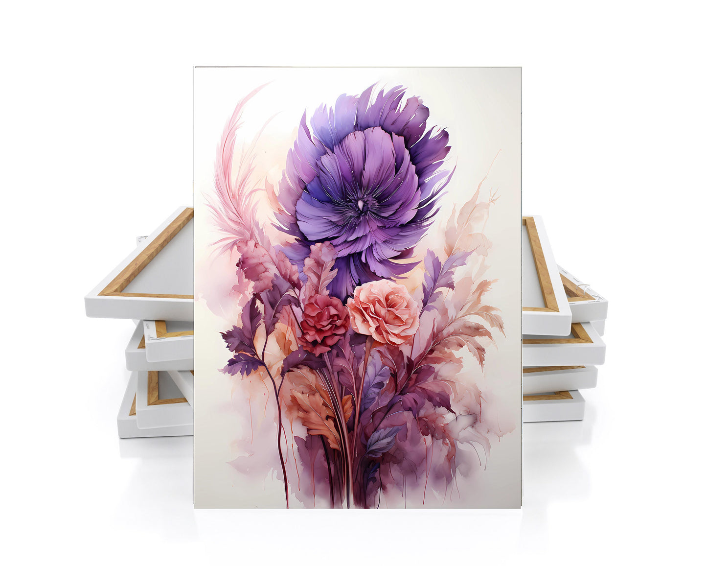 11x14 Constance Floral Wall Art Canvas Print