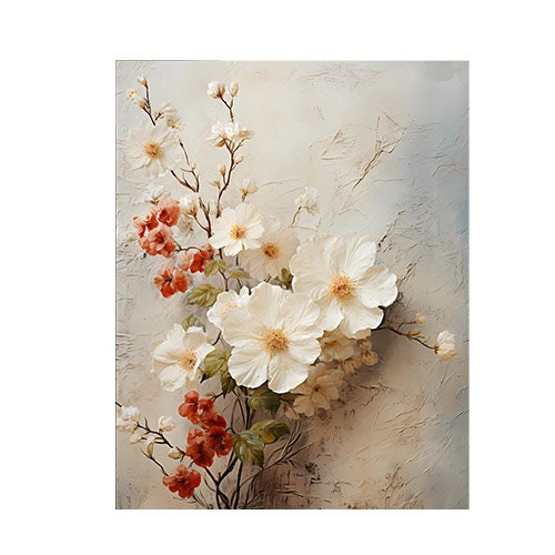 11x14 Chelsea Floral Wall Art Canvas Print