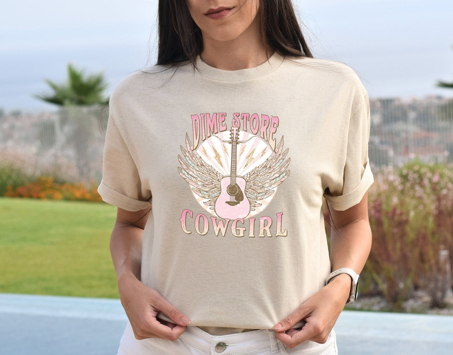 Dime Store Cowgirl T Shirt, Tshirt, Graphic T's  100% Cotton Tee