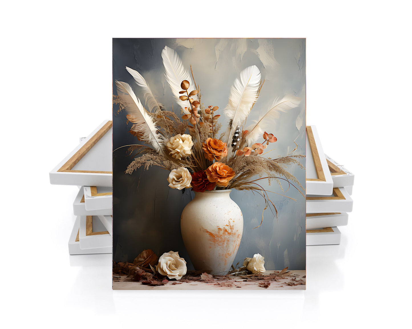 16x20 Alicia Floral Wall Art Canvas Print