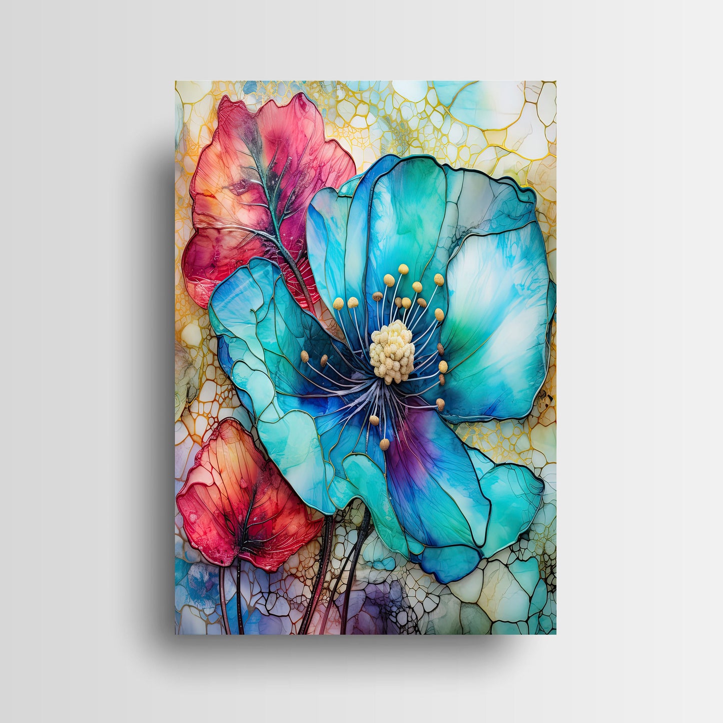 16x20 Belinda Floral Wall Art Canvas Print