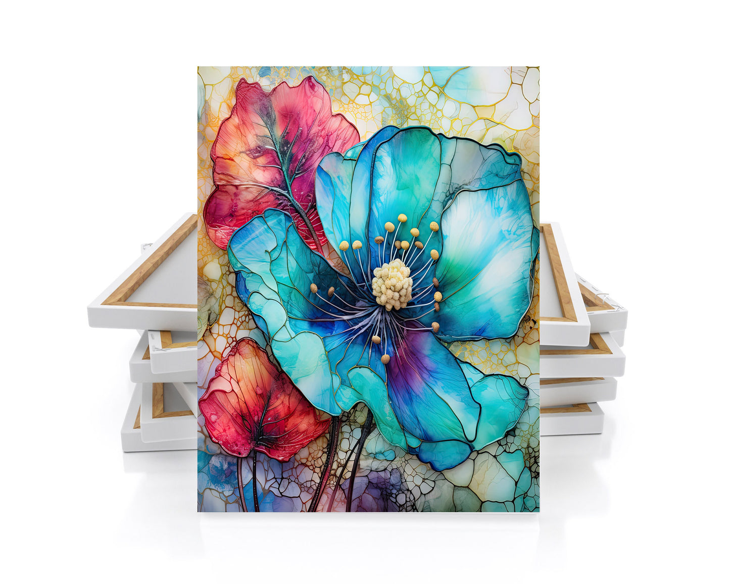 16x20 Belinda Floral Wall Art Canvas Print