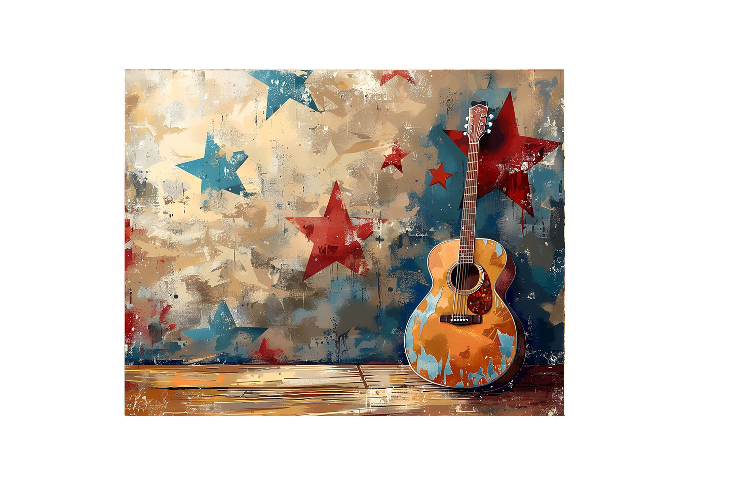 20x16 American Songwriter Wall Art Canvas Print