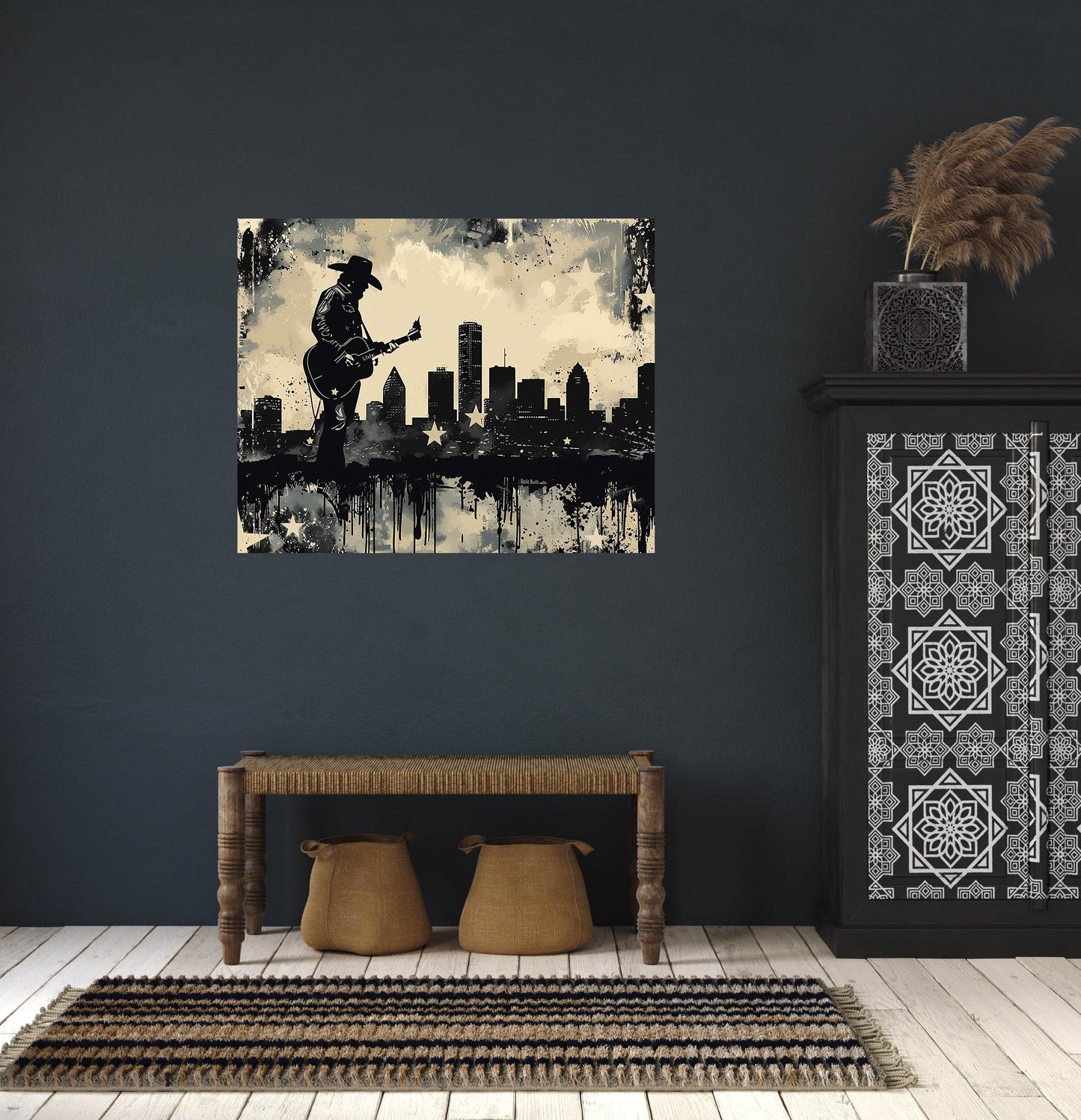 20x16 City Meets Country Wall Art Canvas Print