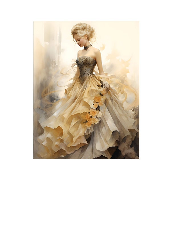 16x20 Beauty in Ivory Wall Art Canvas Print