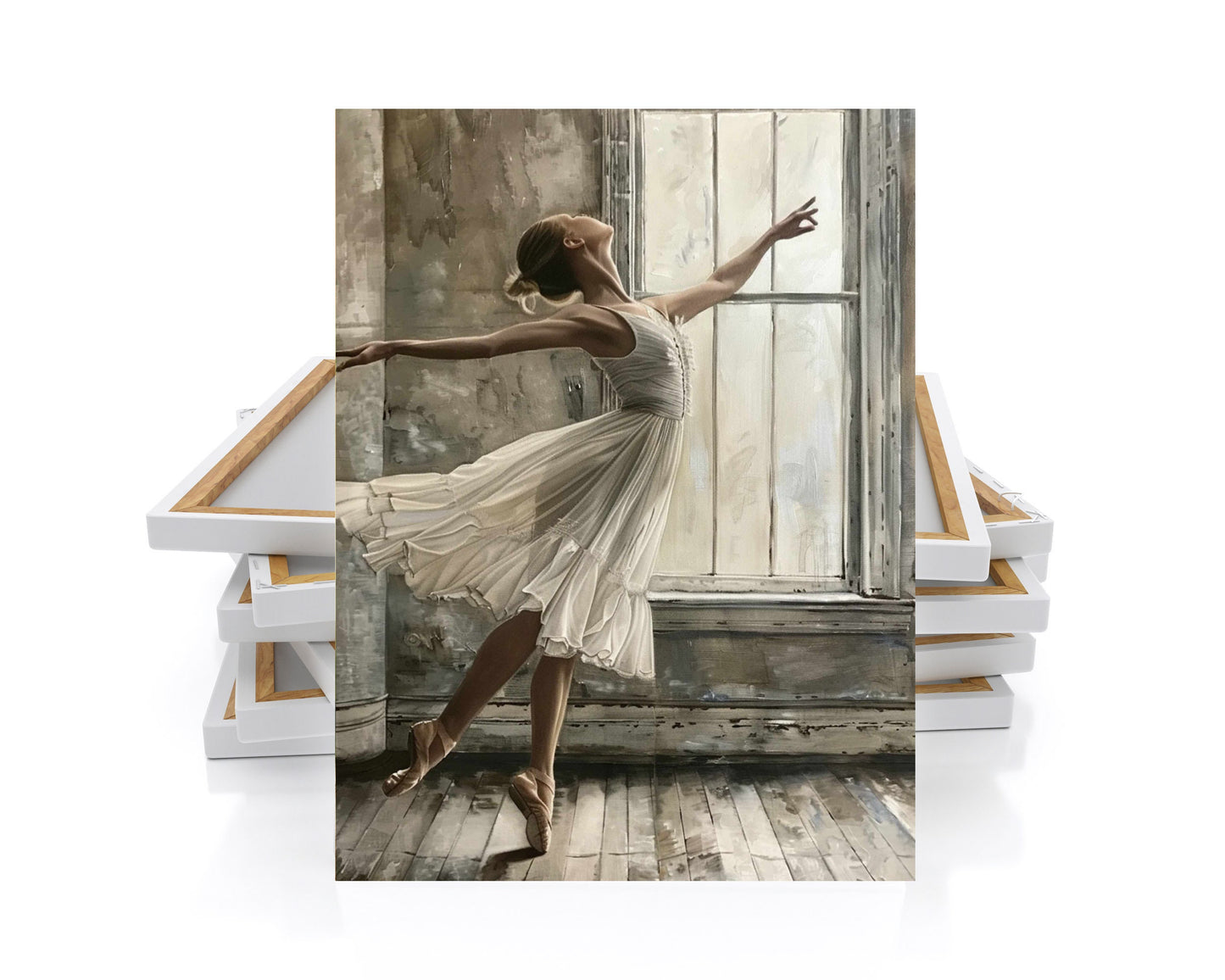 16x20 Ballet Pose Wall Art Canvas Print