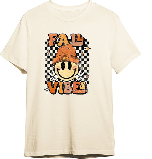 Fall Vibes T Shirt, Tshirt, Graphic T's  100% Cotton Tee