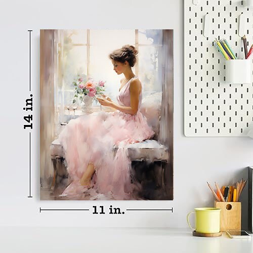 11x14 Emily Wall Art Canvas Print