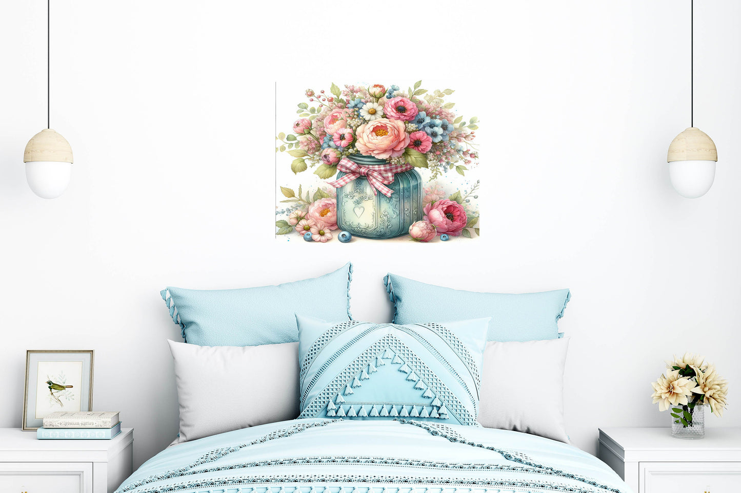 New Release, 20x16 Enchanted Bouquet Wall Art Canvas Print