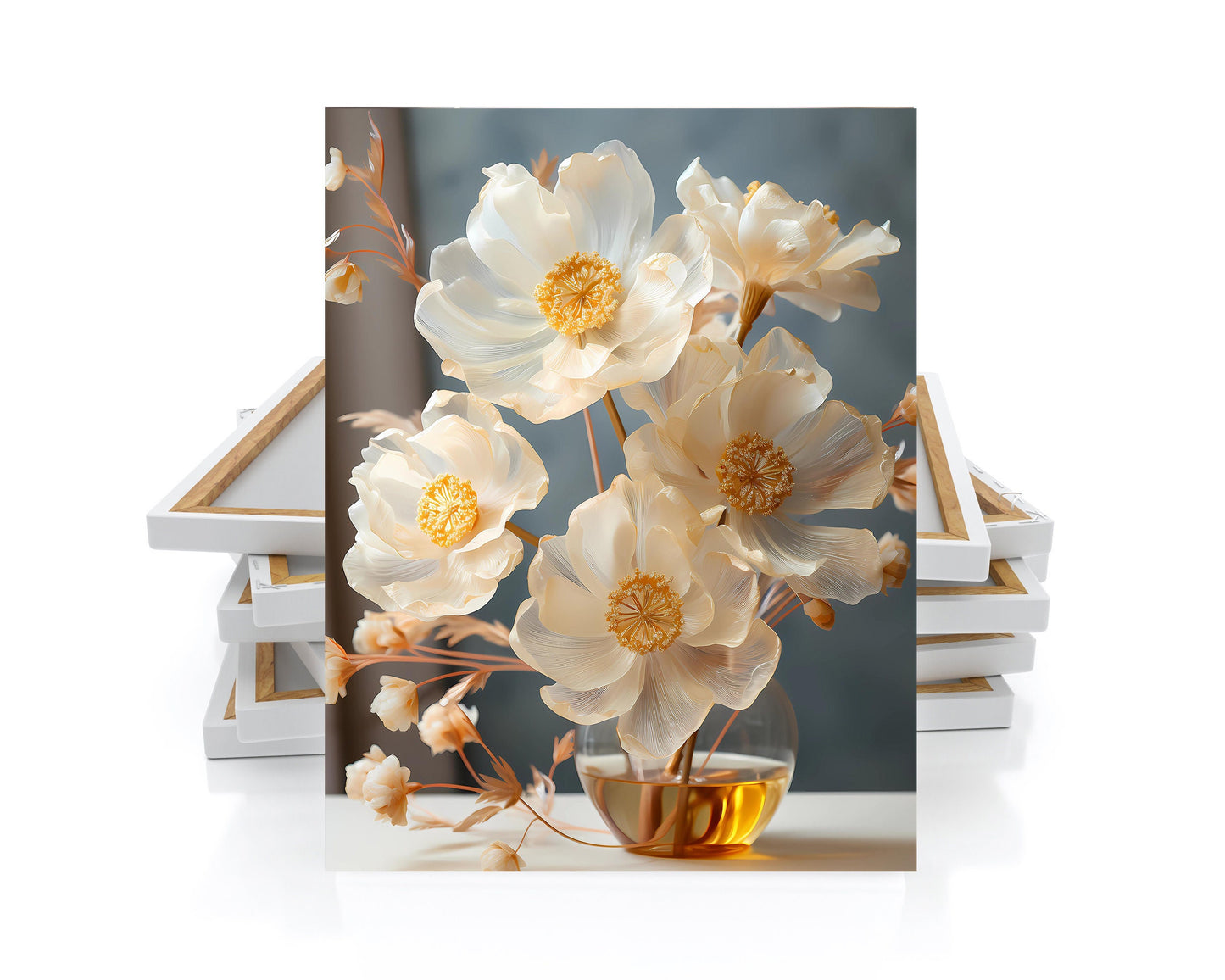 16x20 Emma Floral Wall Art Canvas Print