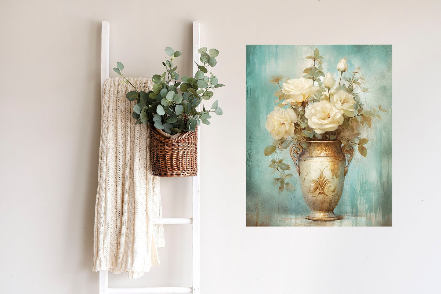 16x20 Gilded Still Life Wall Art Canvas Print