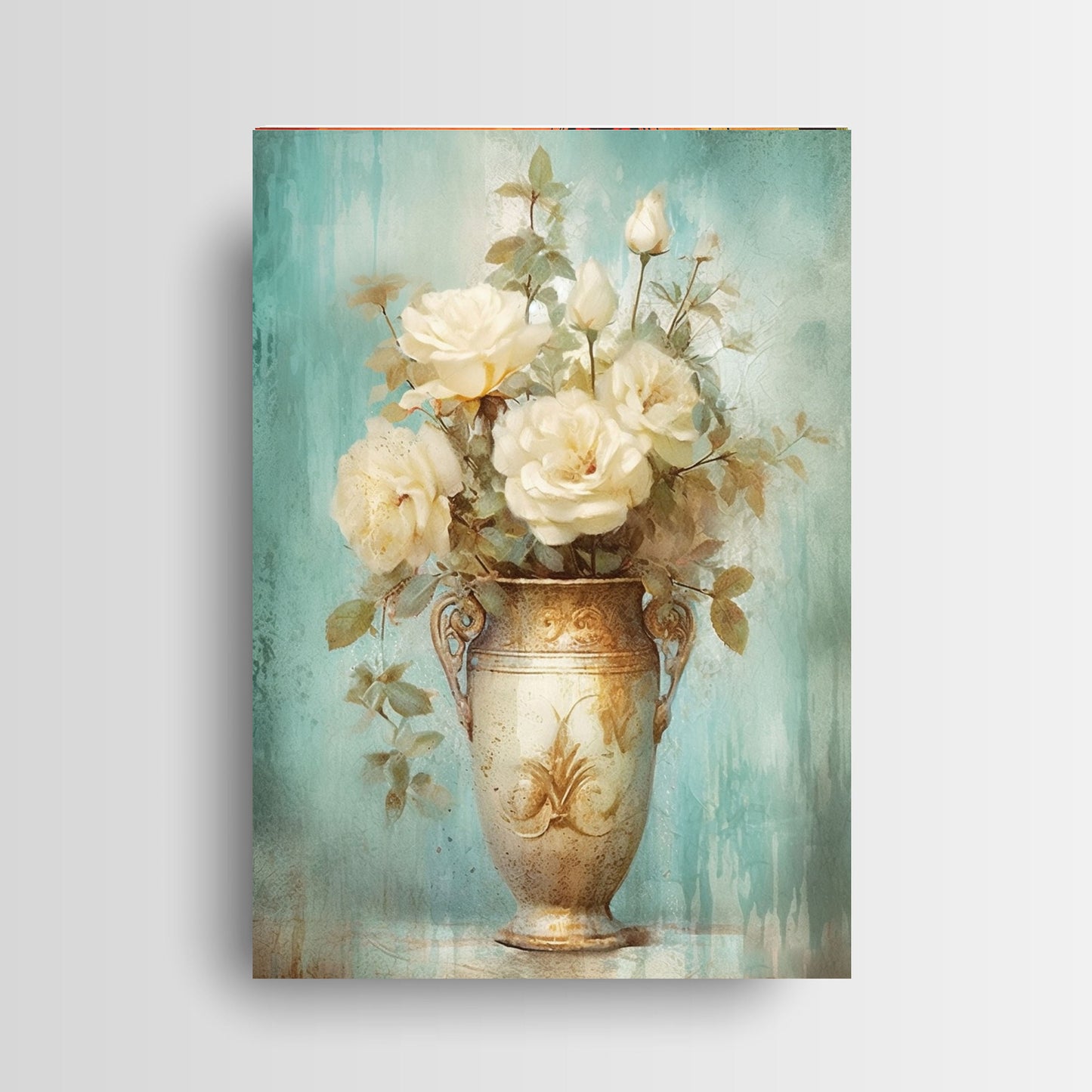 16x20 Gilded Still Life Wall Art Canvas Print